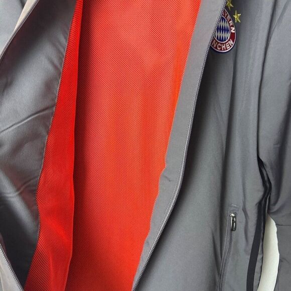 Adidas FC Bayern Munich Mens ClimaCool Jacket Size Large Gray - Picture 9 of 9